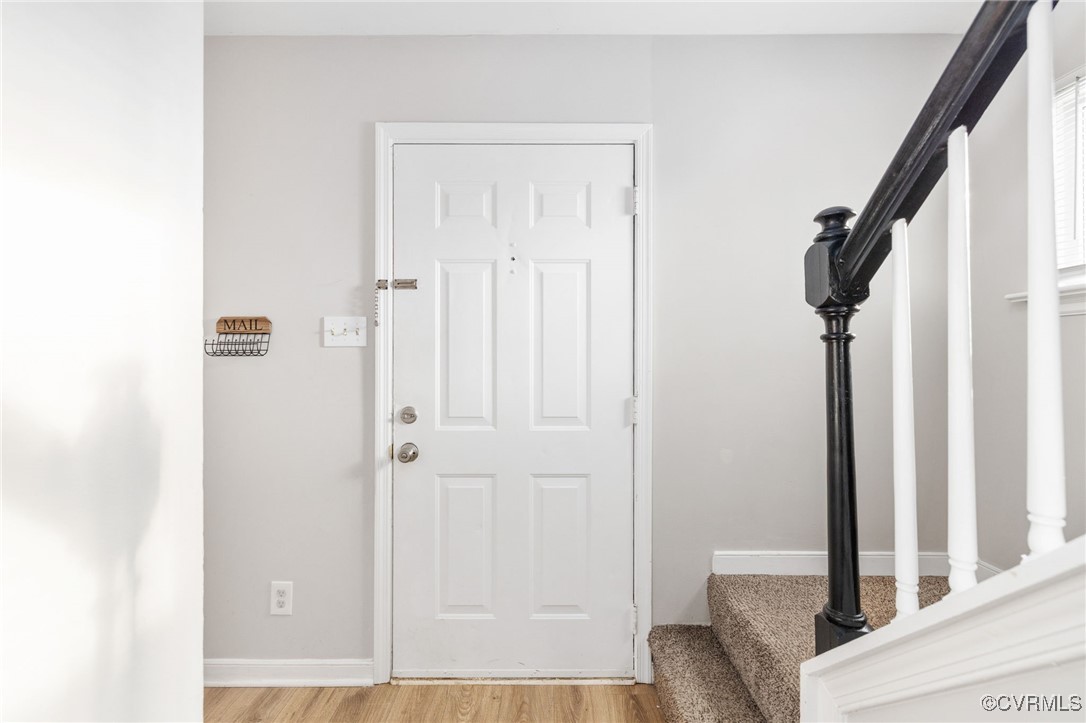 1309 Lockett Ridge Road Midlothian, VA 23114 - Photo 10 of 49 Front door and stairs to second level