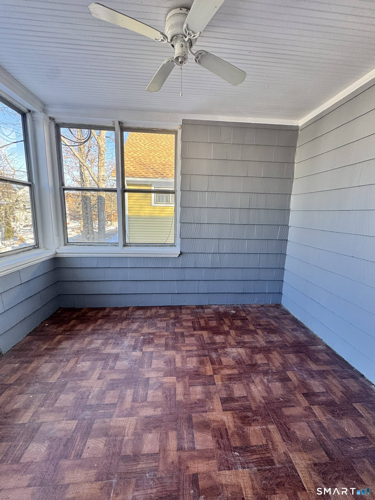 26 Lander Street New Haven, CT 06511 - Photo 21 of 26 a view of a room with a window and a ceiling fan