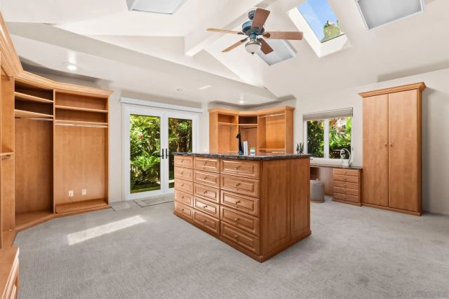 a view of walk in closet