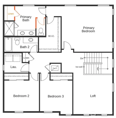 a picture of a white and white wall