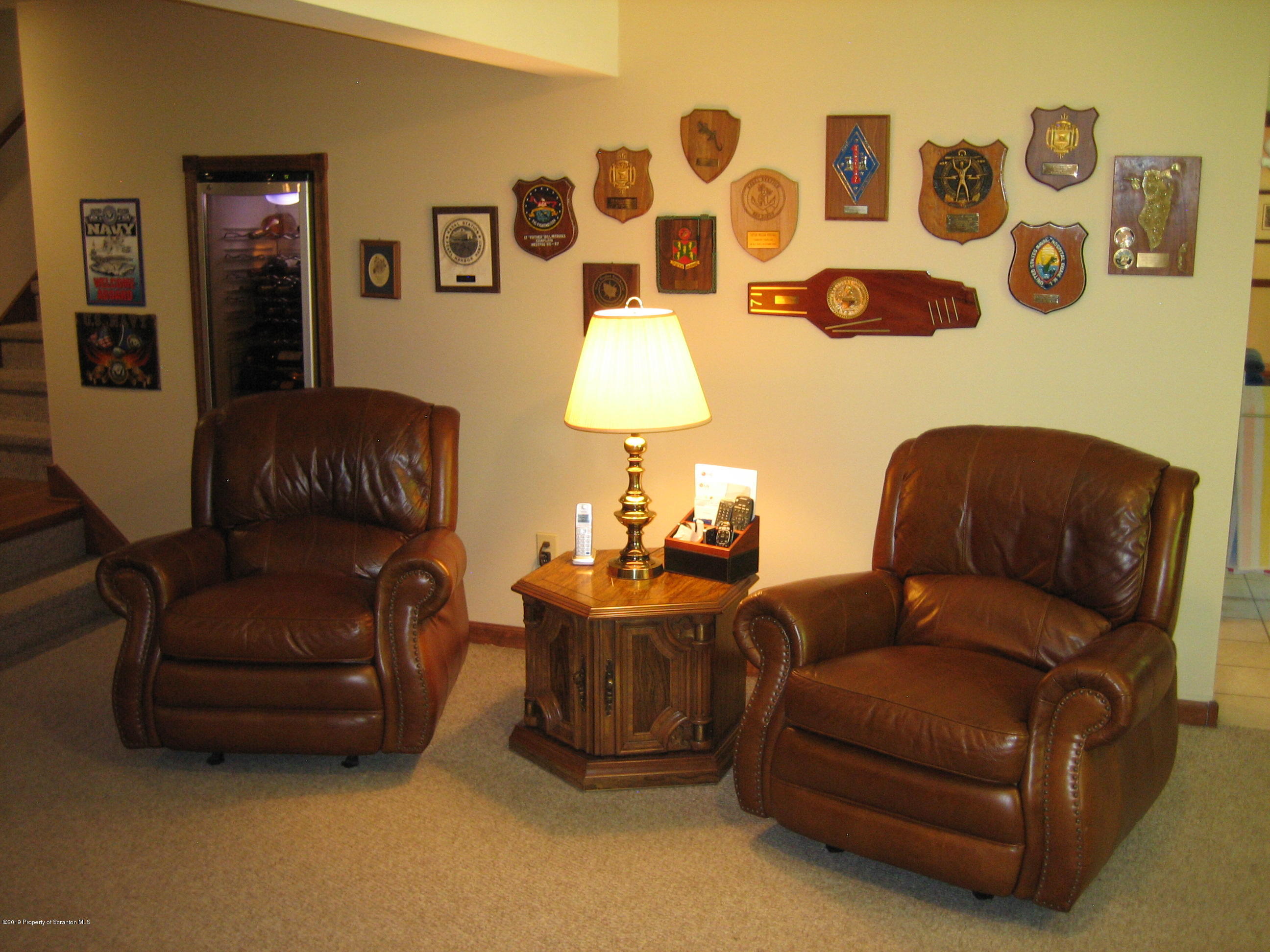 78 D Aberdeen Road Moscow, PA 18444 - Photo 32 of 70 a living room with furniture and a lamp