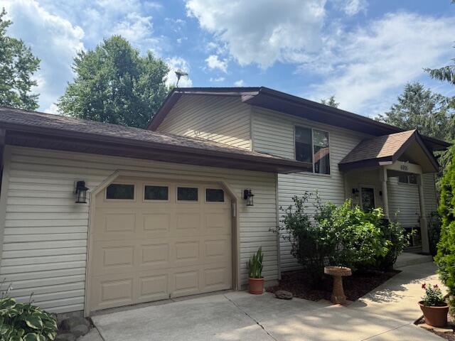 Cement driveway