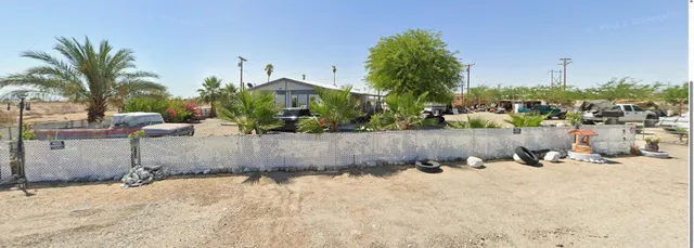 a car parked in front of a house