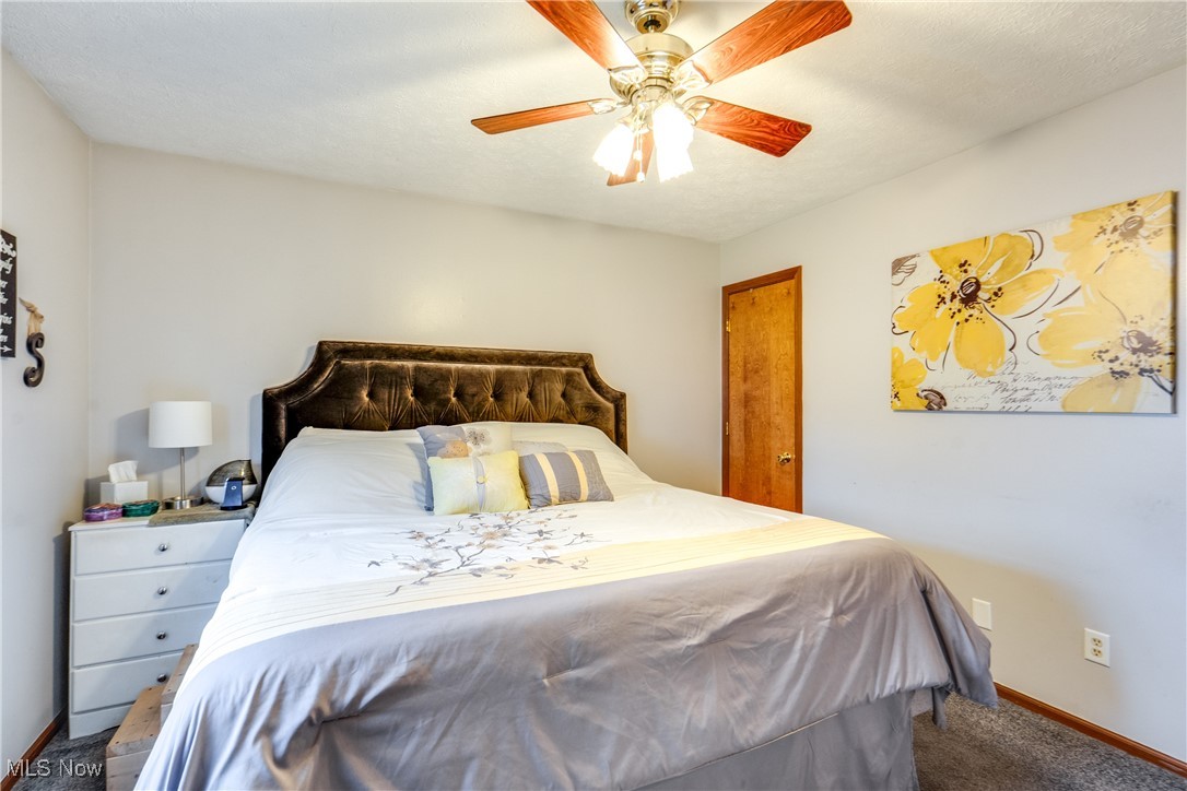5844 Ridgeview Boulevard North Ridgeville, OH 44039 - Photo 18 of 28 Carpeted bedroom featuring baseboards and ceiling fan