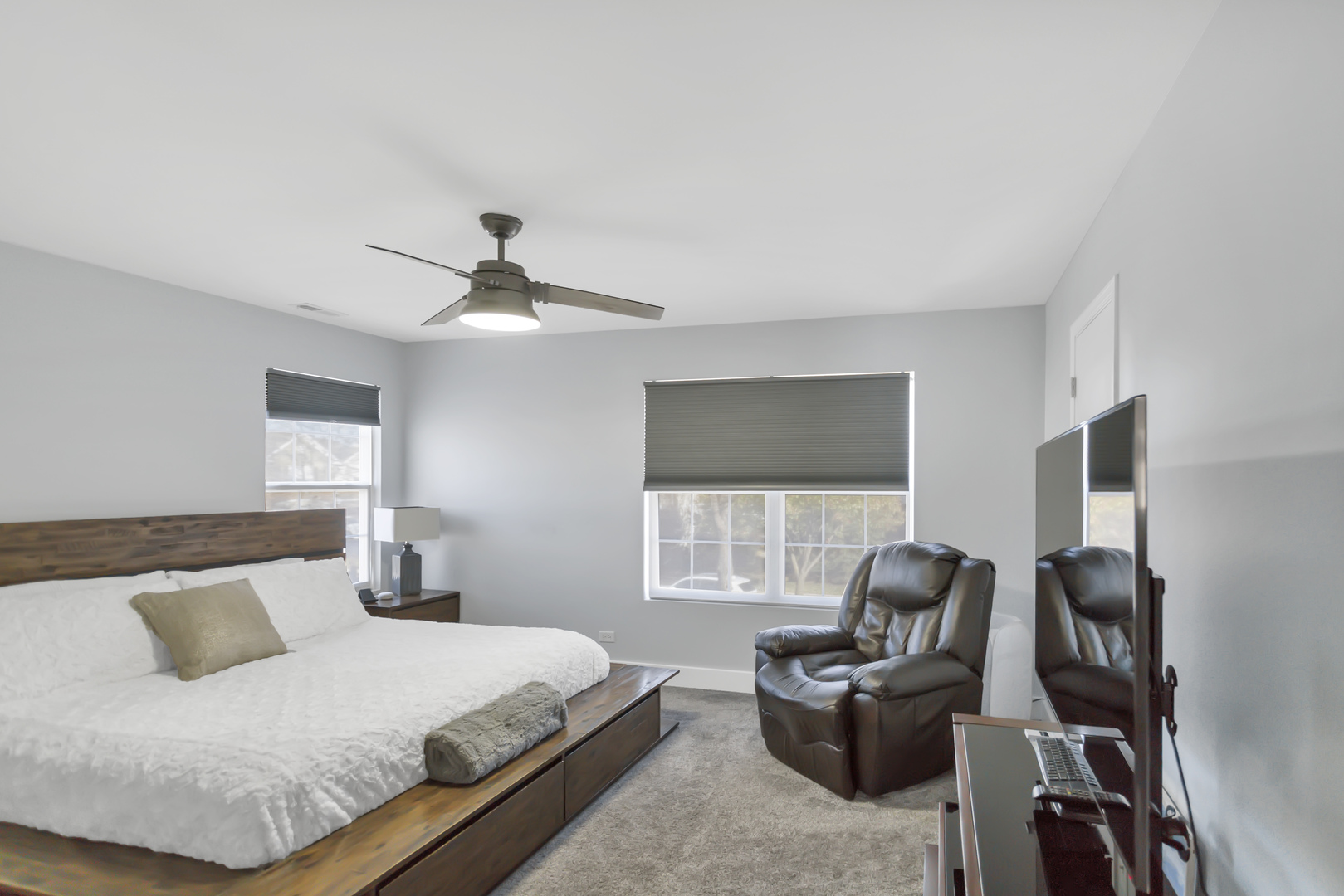 1420 Millbrook Drive Algonquin, IL 60102 - Photo 15 of 28 a bedroom with a bed and a couch