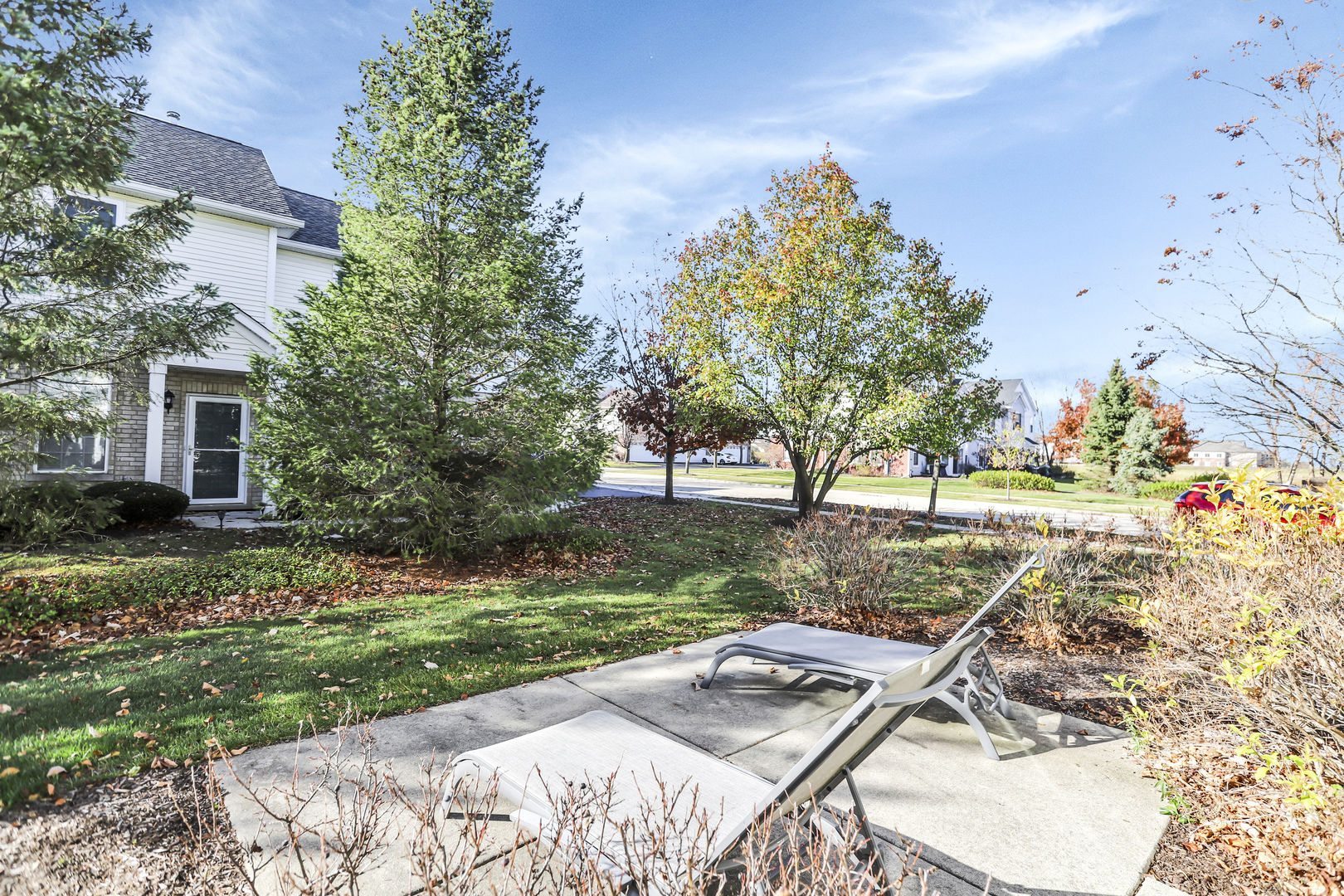 1420 Millbrook Drive Algonquin, IL 60102 - Photo 28 of 28 a view of backyard with a patio and plants