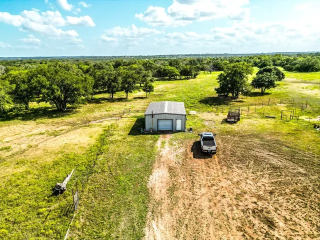 a view of a swimming pool with an ocean