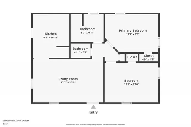 $1,600 | 3099 Delowe Drive, Atlanta, GA 30344