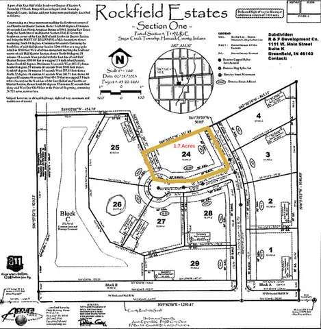 $159,900 | Lot 24 Rockfield Estates, Greenfield, IN 46140
