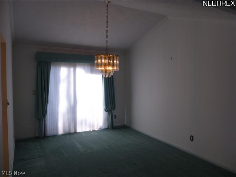Formal Dining Space With Cathedral Ceiling