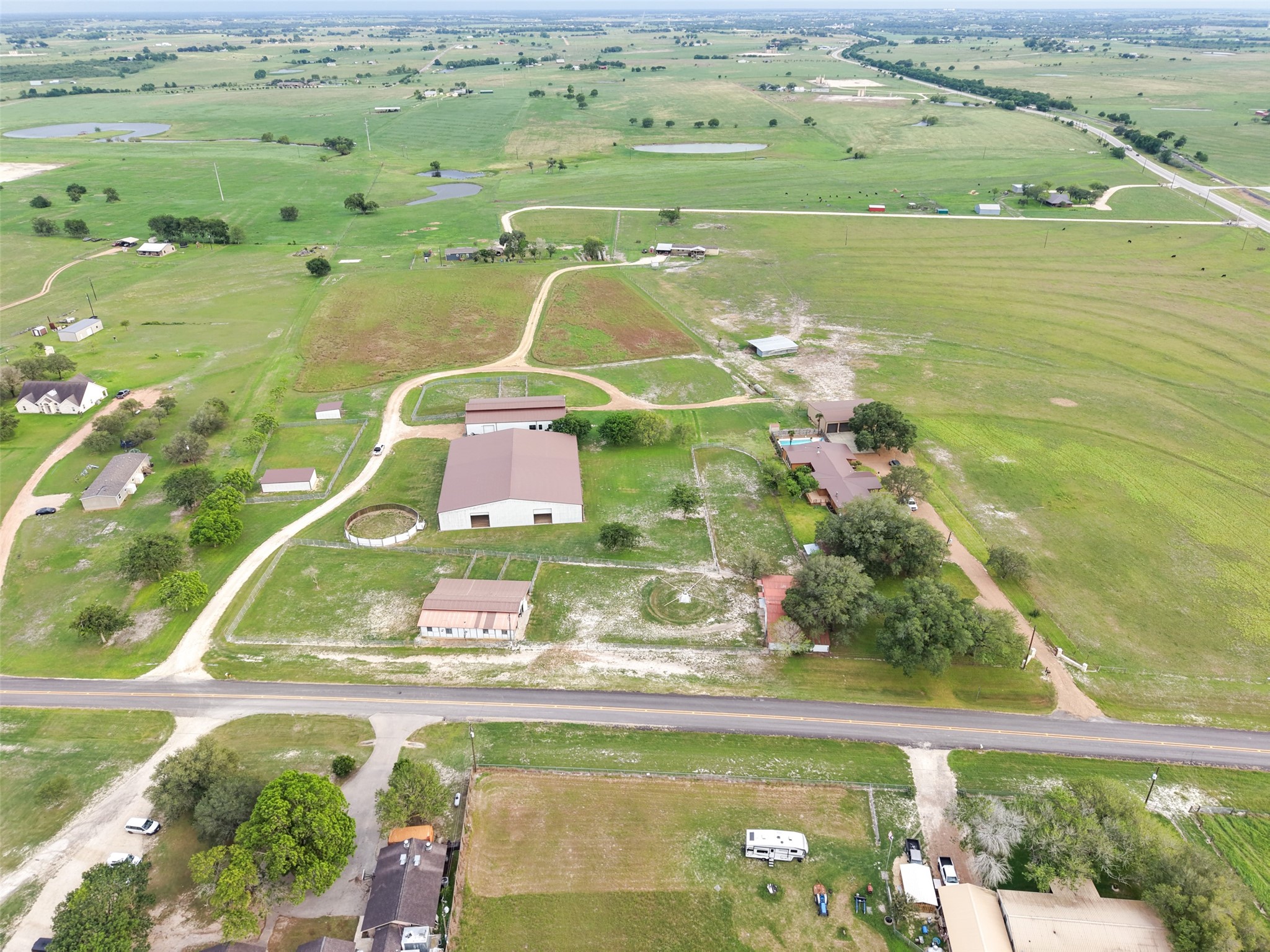 119 Fm 1891 Shiner, TX 77984 - Photo 37 of 40 a view of an swimming pool and a yard