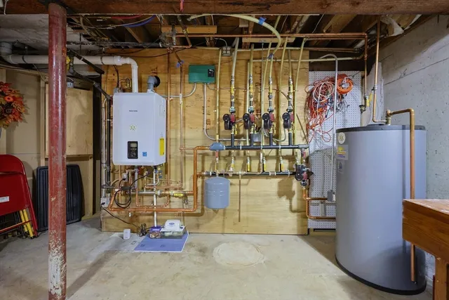 a view of storage and utility room