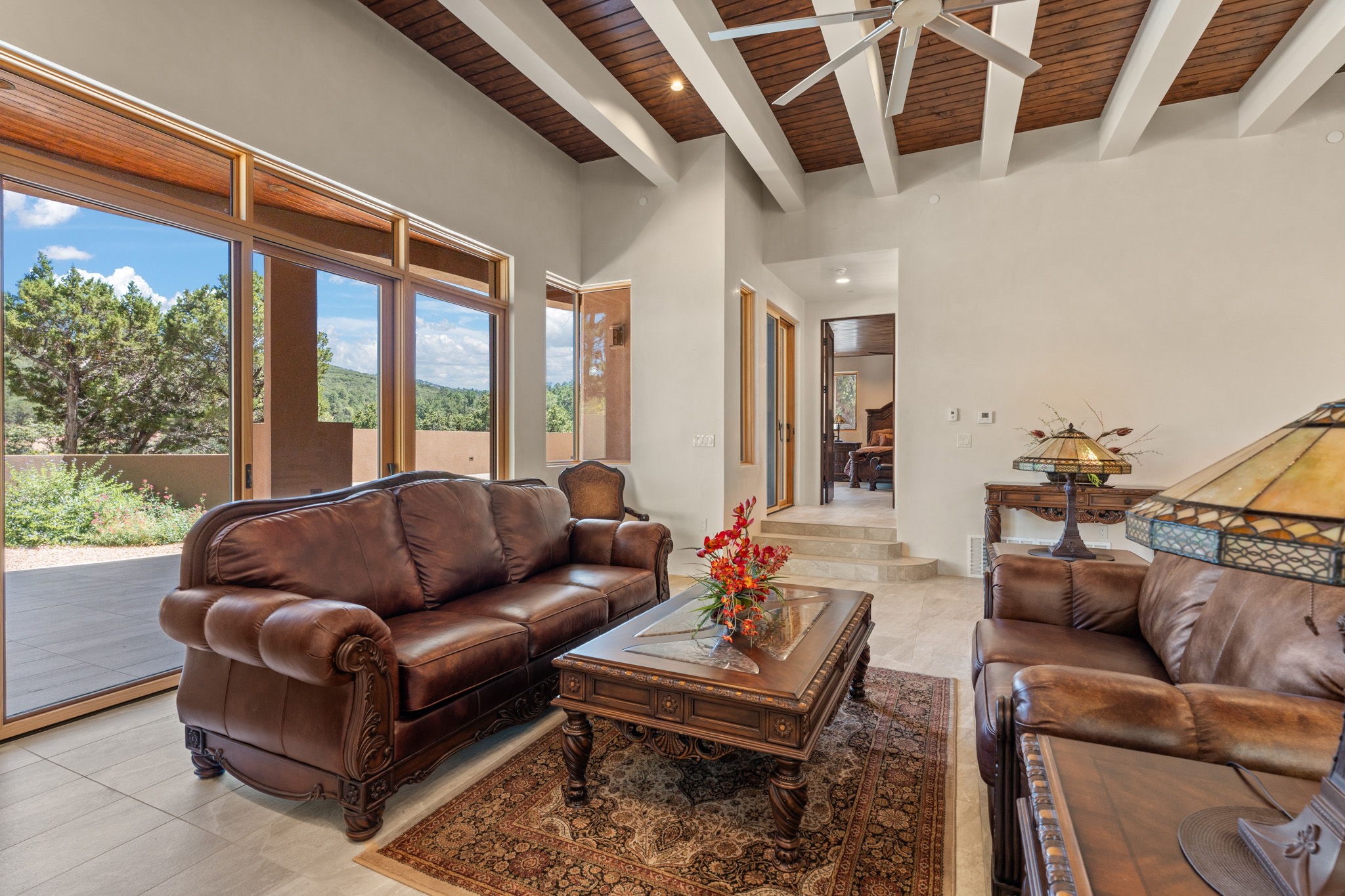 1411 Tesuque Creek Road Santa Fe, NM 87501 - Photo 15 of 45 Living Room