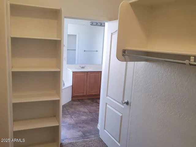 a view of walk in closet