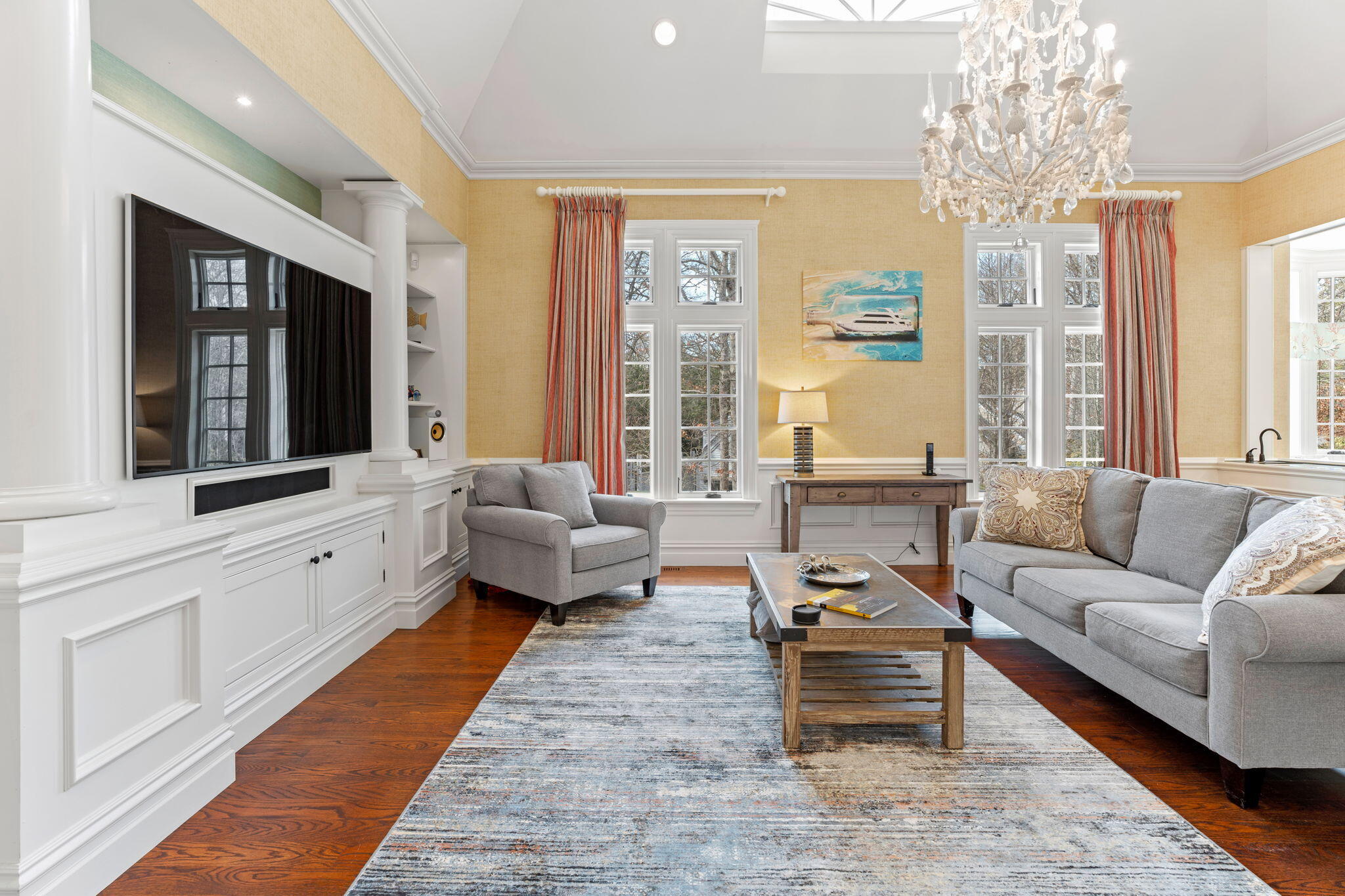 4 Vale Lane Mashpee, MA 02649 - Photo 17 of 33 a living room with furniture and large windows