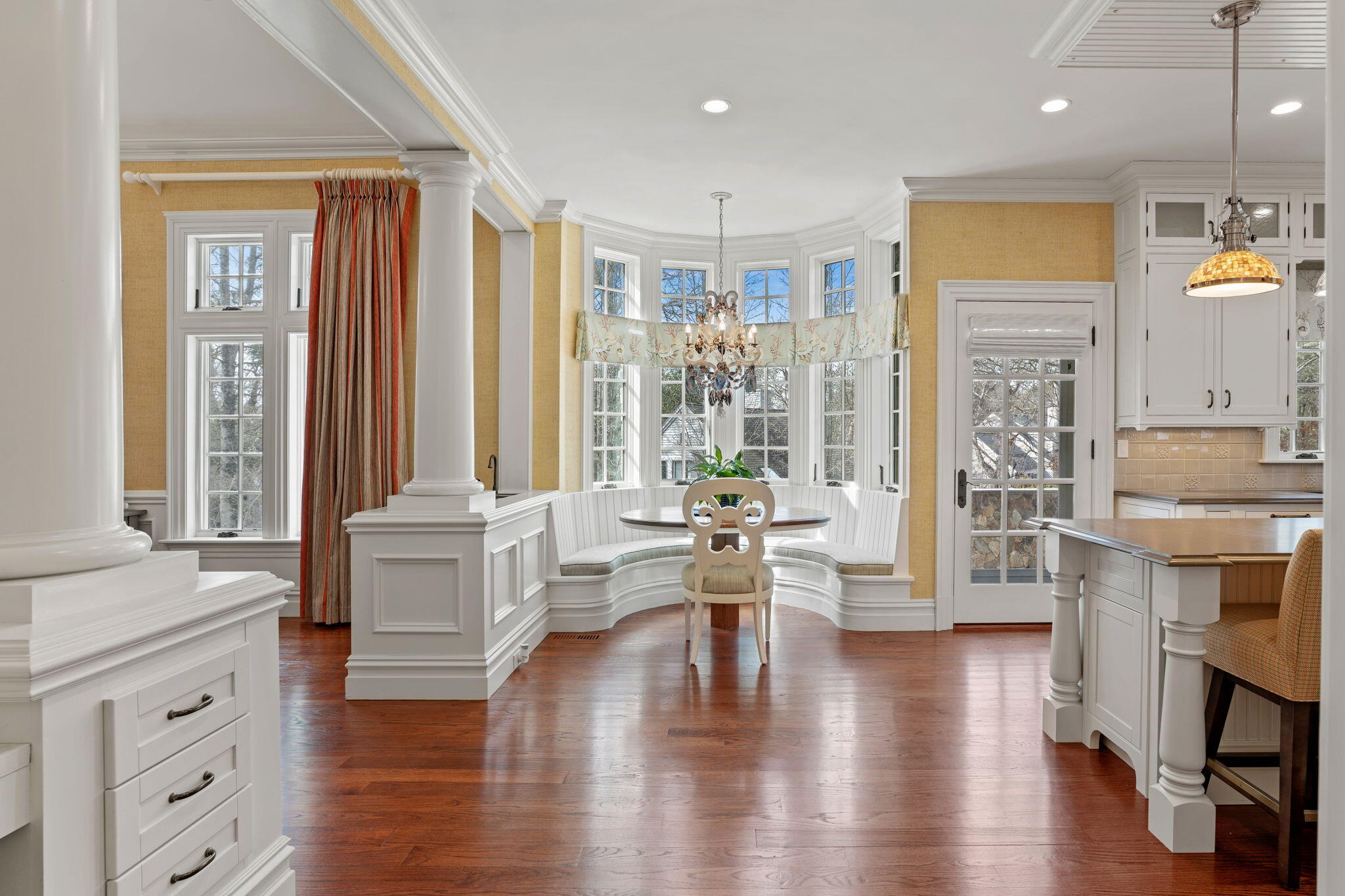 4 Vale Lane Mashpee, MA 02649 - Photo 18 of 33 a living room with furniture two large window and wooden floor