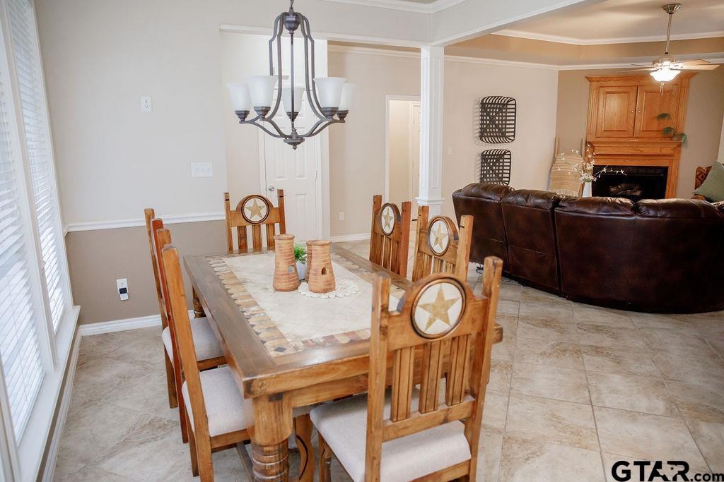 1614 Pineview Lane Hideaway, TX 75771 - Photo 26 of 48 a view of a dining room with furniture
