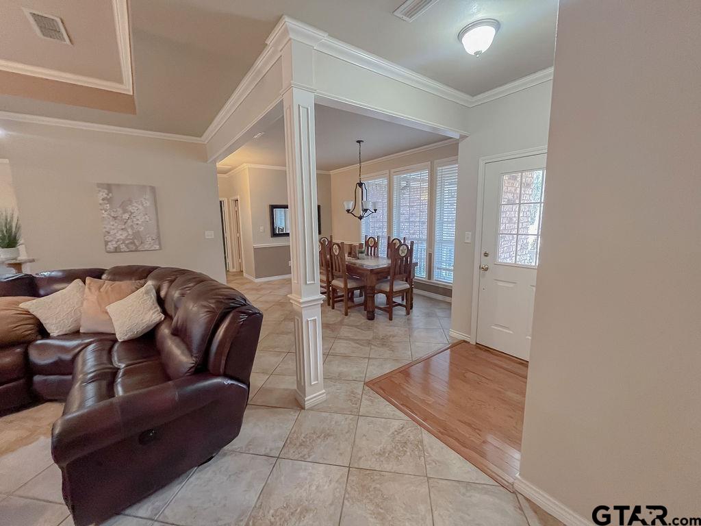 1614 Pineview Lane Hideaway, TX 75771 - Photo 34 of 48 a living room with furniture and a large window