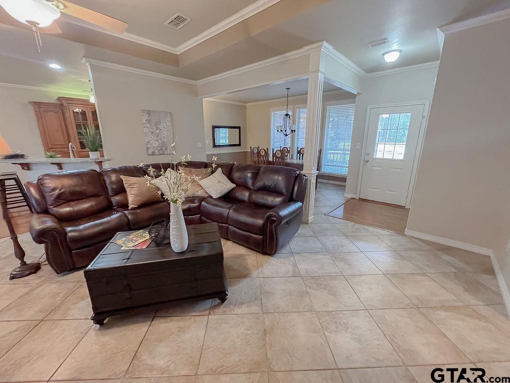 1614 Pineview Lane Hideaway, TX 75771 - Photo 38 of 48 a living room with furniture and a couch