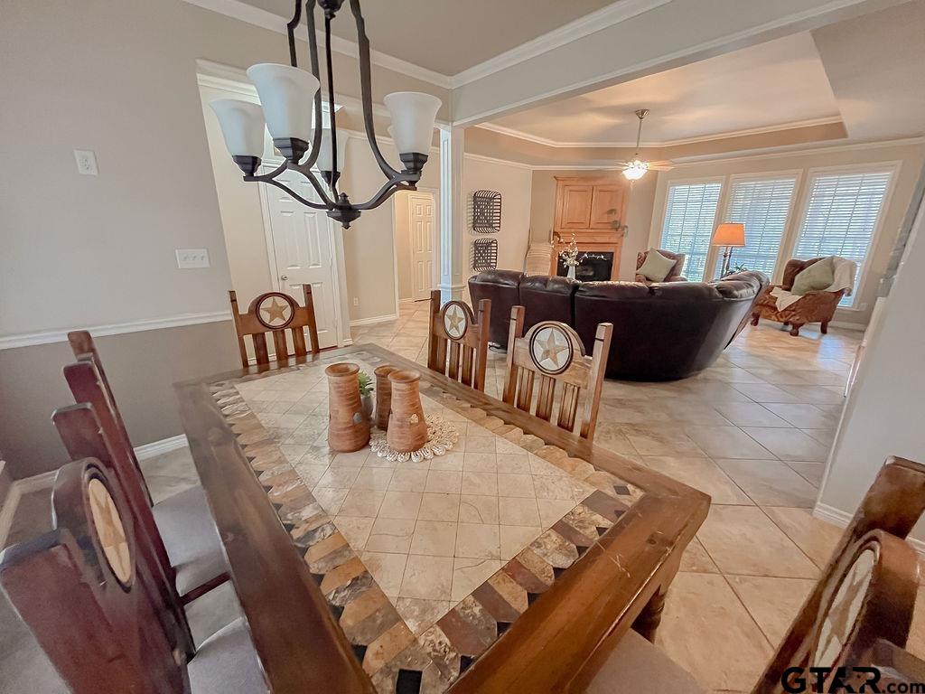1614 Pineview Lane Hideaway, TX 75771 - Photo 46 of 48 a view of a dining room with furniture