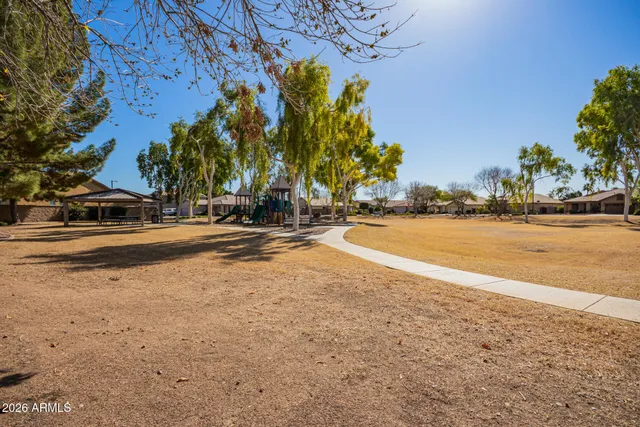 a view of outdoor space with chairs