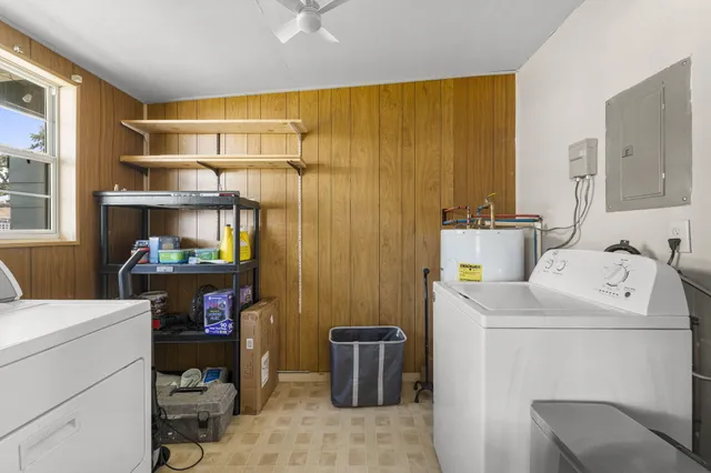 a room with storage and utility
