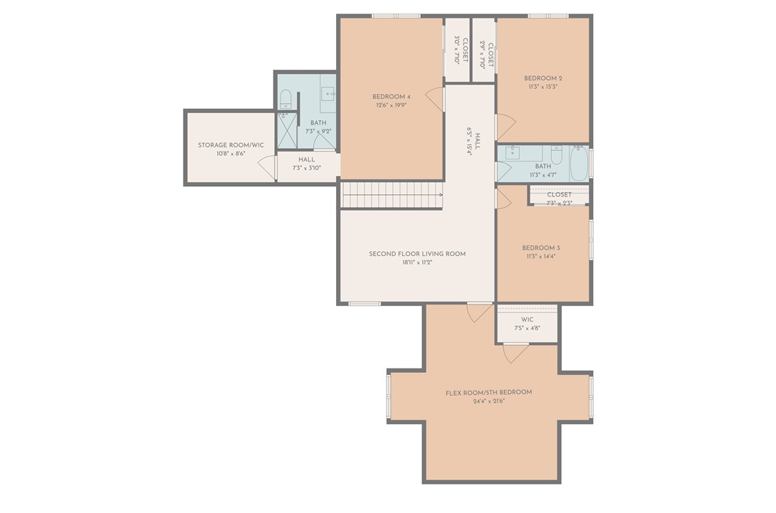140 Turnberry Road Anderson, SC 29621 - Photo 43 of 44 Explore the expansive layout of the second floor, offering versatile living spaces.