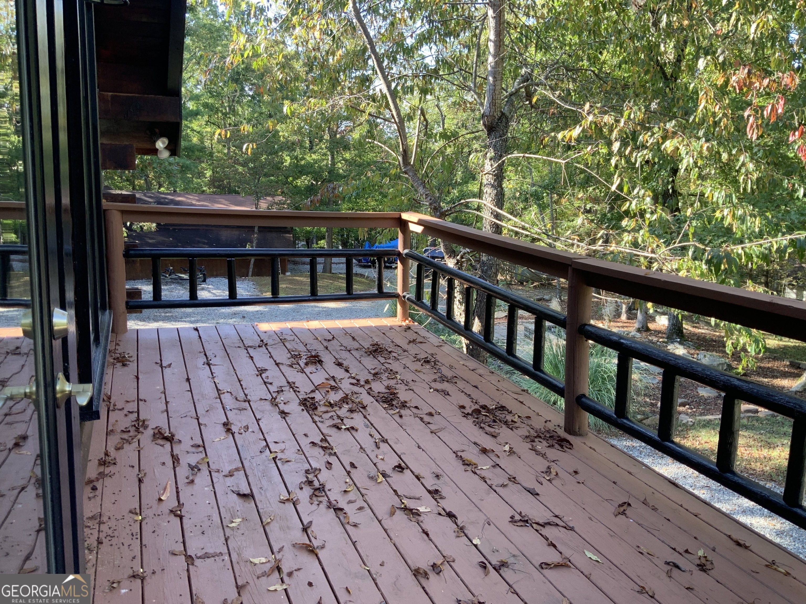 11 Foxfire Road Blairsville, GA 30512 - Photo 21 of 60 a view of wooden balcony