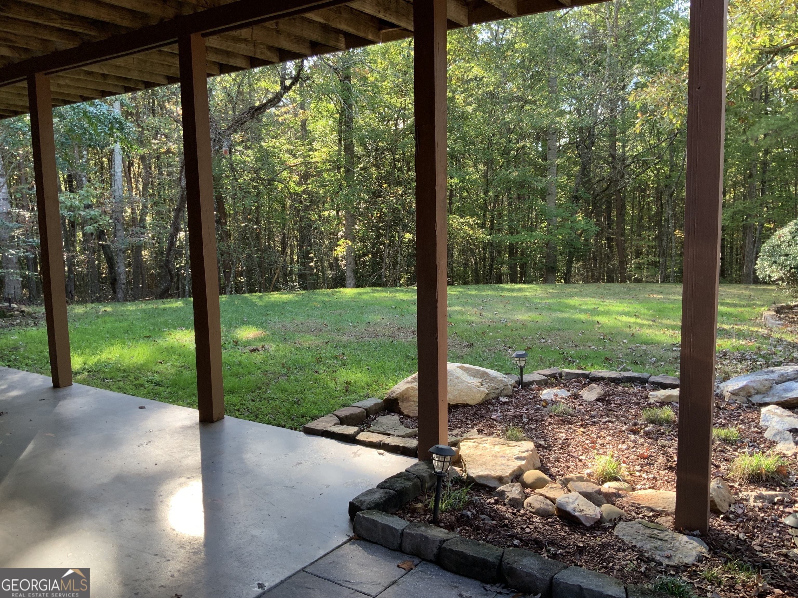 11 Foxfire Road Blairsville, GA 30512 - Photo 59 of 60 a view of a back yard with a big yard