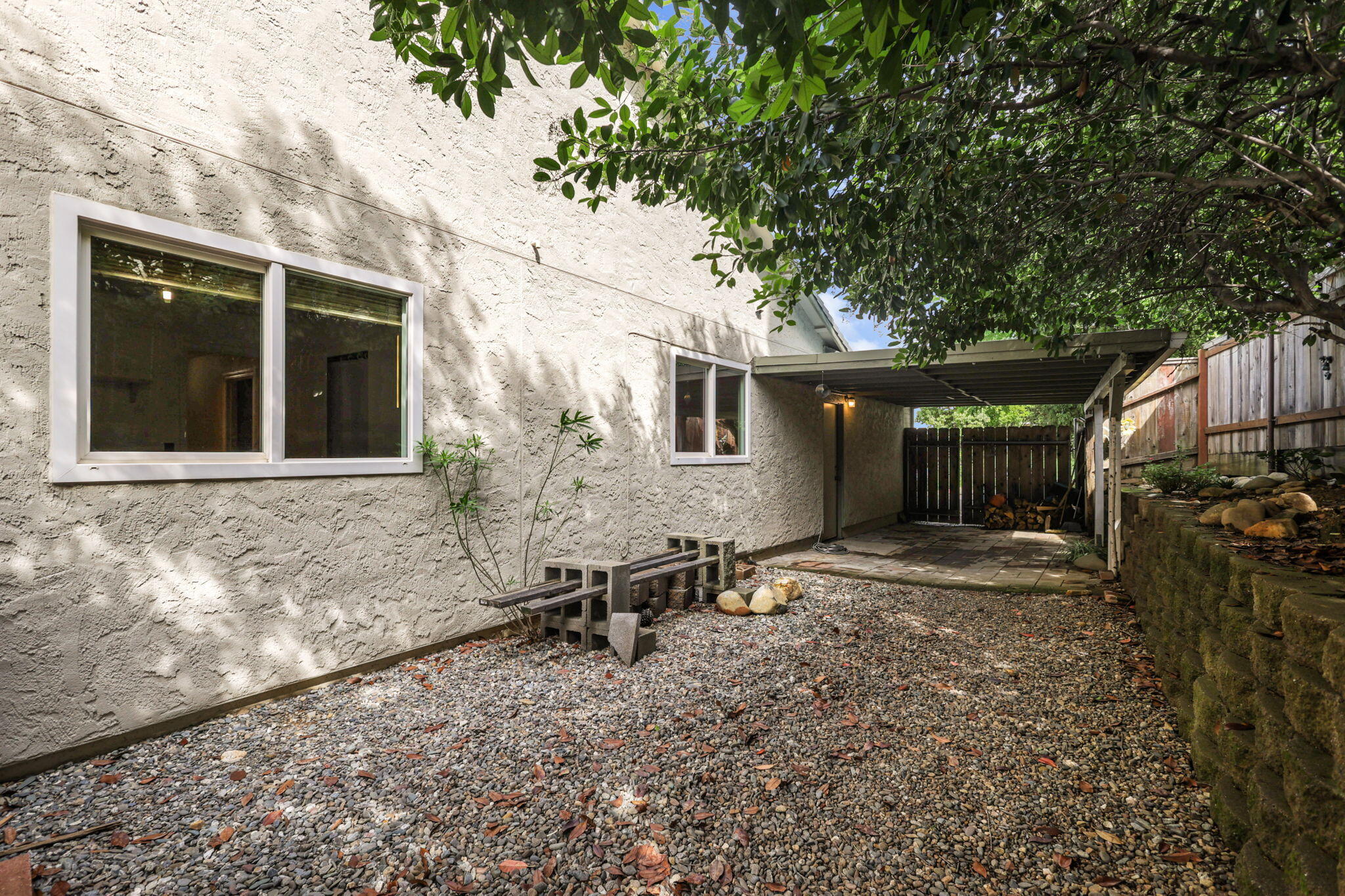 550 Vansicklen Way Redding, CA 96003 - Photo 52 of 52 a view of a house with a yard and wooden fence