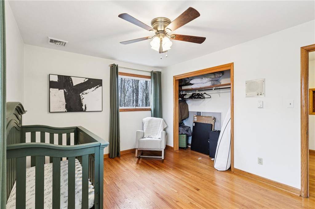 862 White Farm Road Indiana, PA 15701 - Photo 23 of 49 a bedroom with furniture and a wooden floor