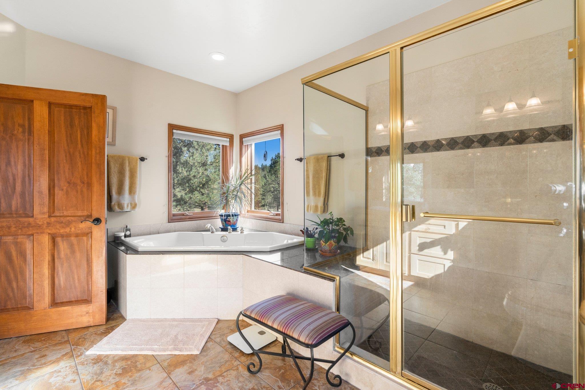 747 Oak Drive Durango, CO 81301 - Photo 14 of 34 a spacious bathroom with a tub and shower