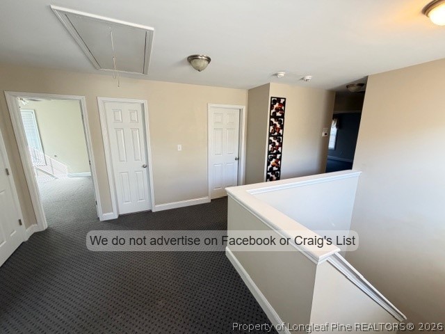 8836 Looking Glass Road Linden, NC 28356 - Photo 10 of 22 a view of a hallway with windows