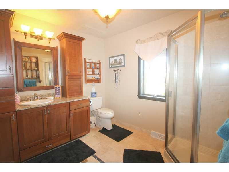 458 School Road Clinton, PA 15026 - Photo 18 of 25 Master Bath/Spa. 2nd Master Bath is Cherry and Granite with Travertine ceramic floor and shower.