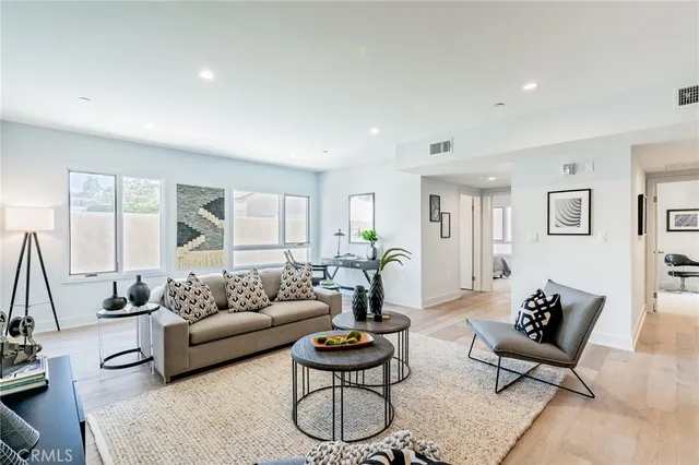 a very nice looking room with a large window