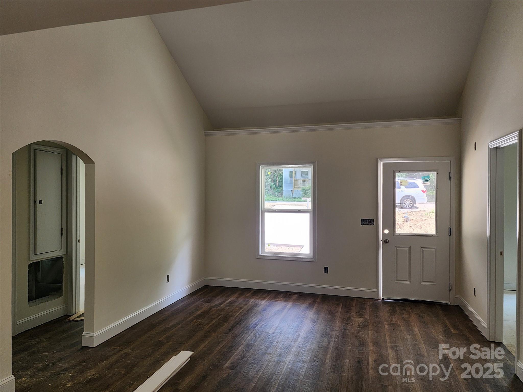 150 Hinton Street Chester, SC 29706 - Photo 18 of 22 an empty room with wooden floor closet and windows