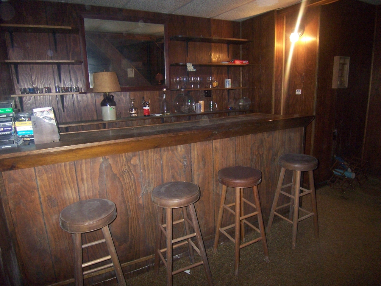 34 Westview Road Lanesborough, MA 01237 - Photo 11 of 18 Lanesbore MA Finished basement bar area