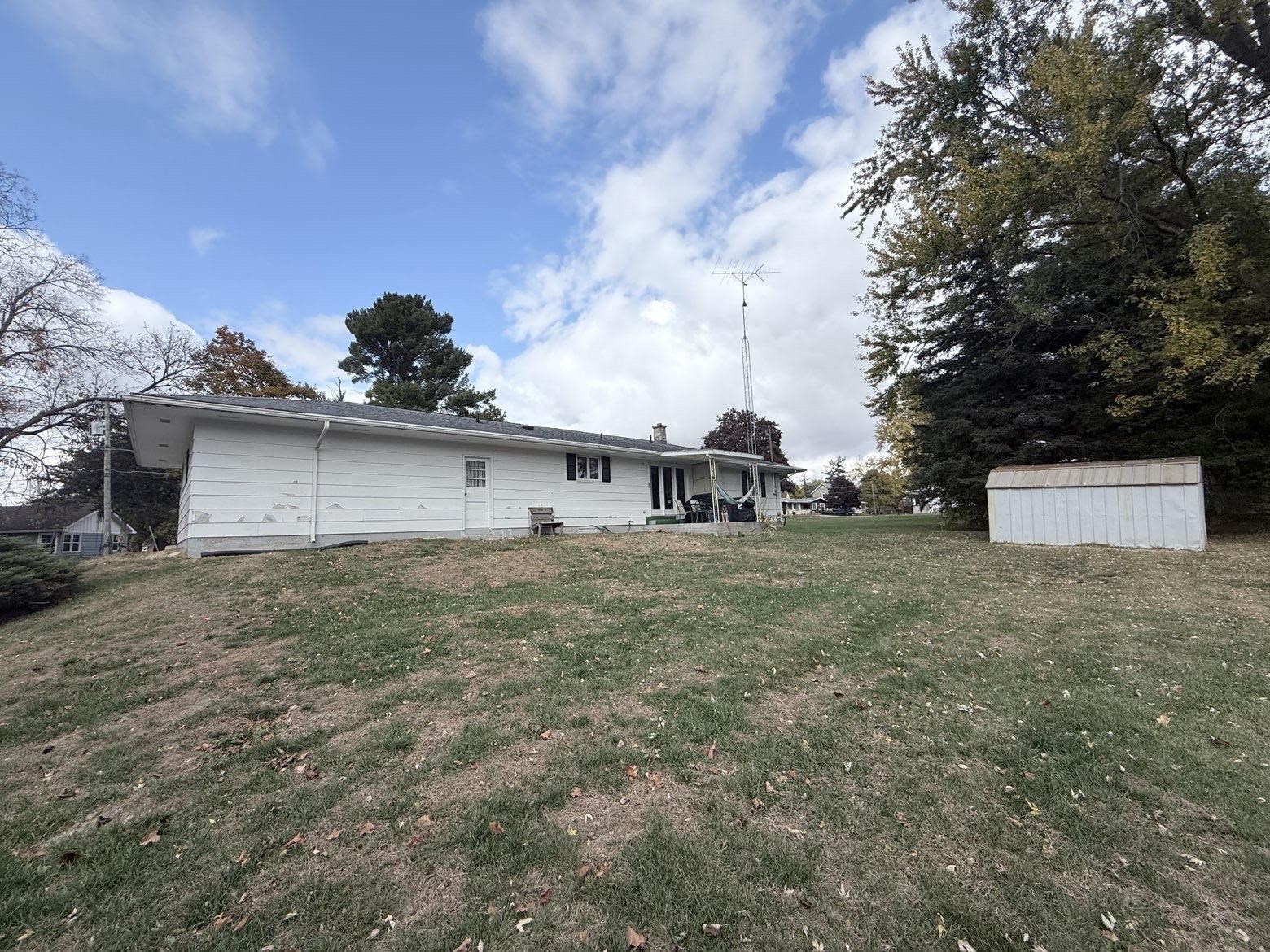 214 South Long Street Warren, IL 61087 - Photo 27 of 28 a view of a house with a backyard
