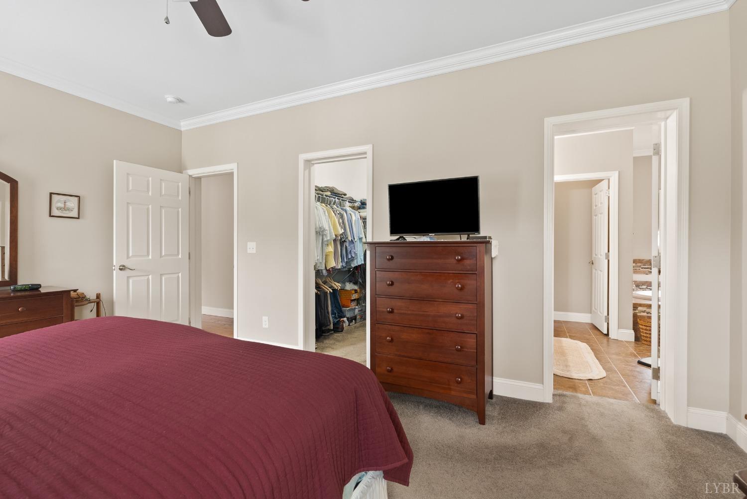 615 Spring Street Hurt, VA 24563 - Photo 21 of 63 a bedroom with a bed and furniture