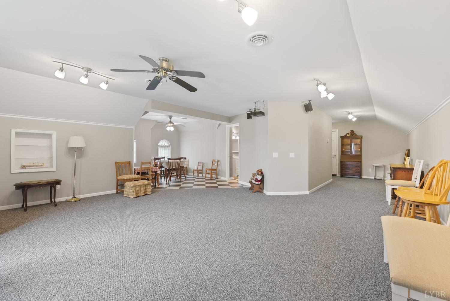 615 Spring Street Hurt, VA 24563 - Photo 37 of 63 a view of a livingroom with furniture and a ceiling fan