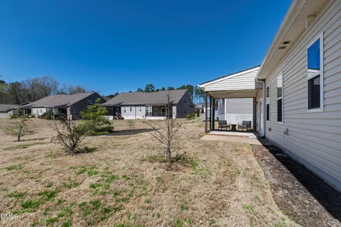 a house view with a outdoor space