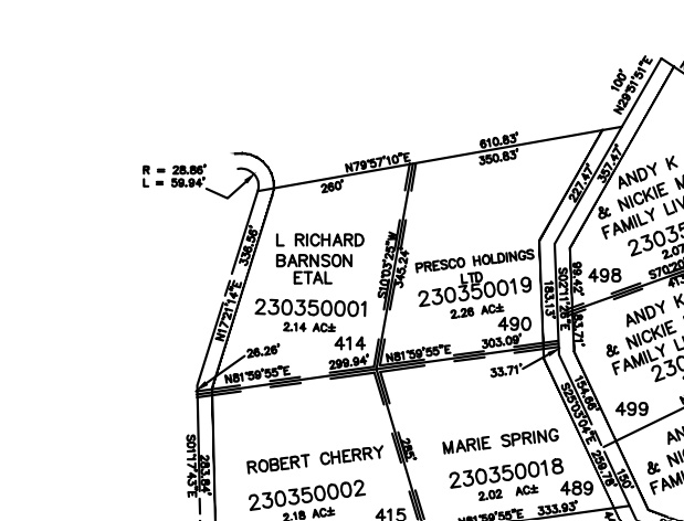 3325 North Oak Cyn Road, Unit 490 Huntsville, UT 84317 - Photo 17 of 25 Survey Plat. Displaying property boundaries, parcel numbers, acreage, and ownership details