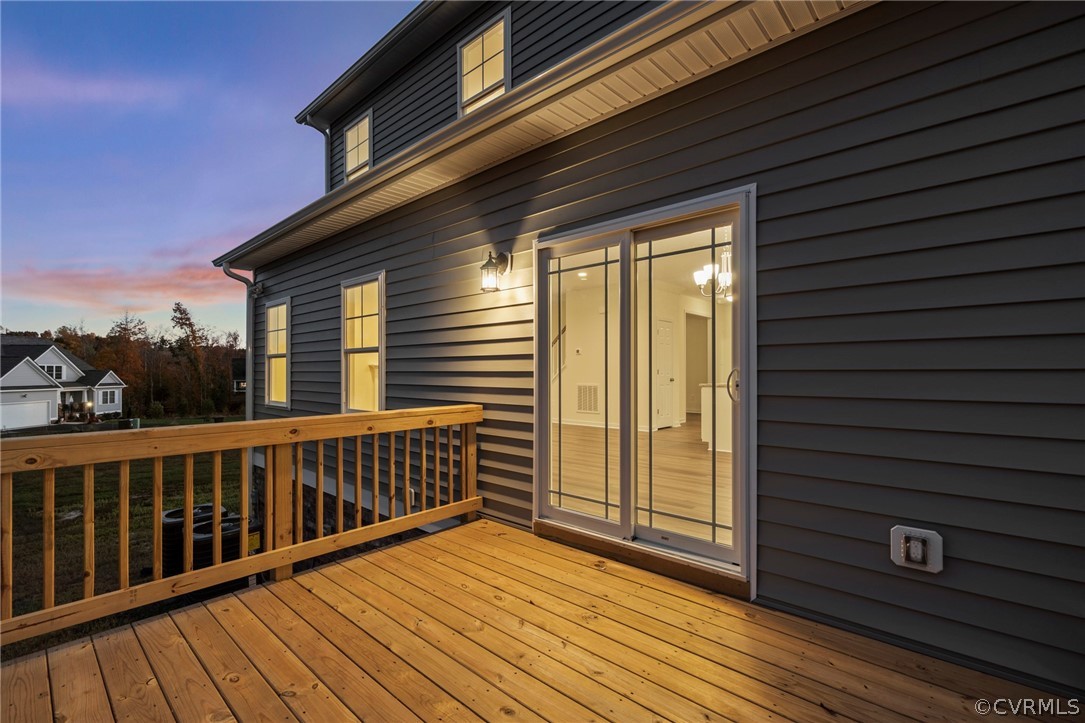 211 Edwin Circle Aylett, VA 23009 - Photo 2 of 48 a view of wooden balcony