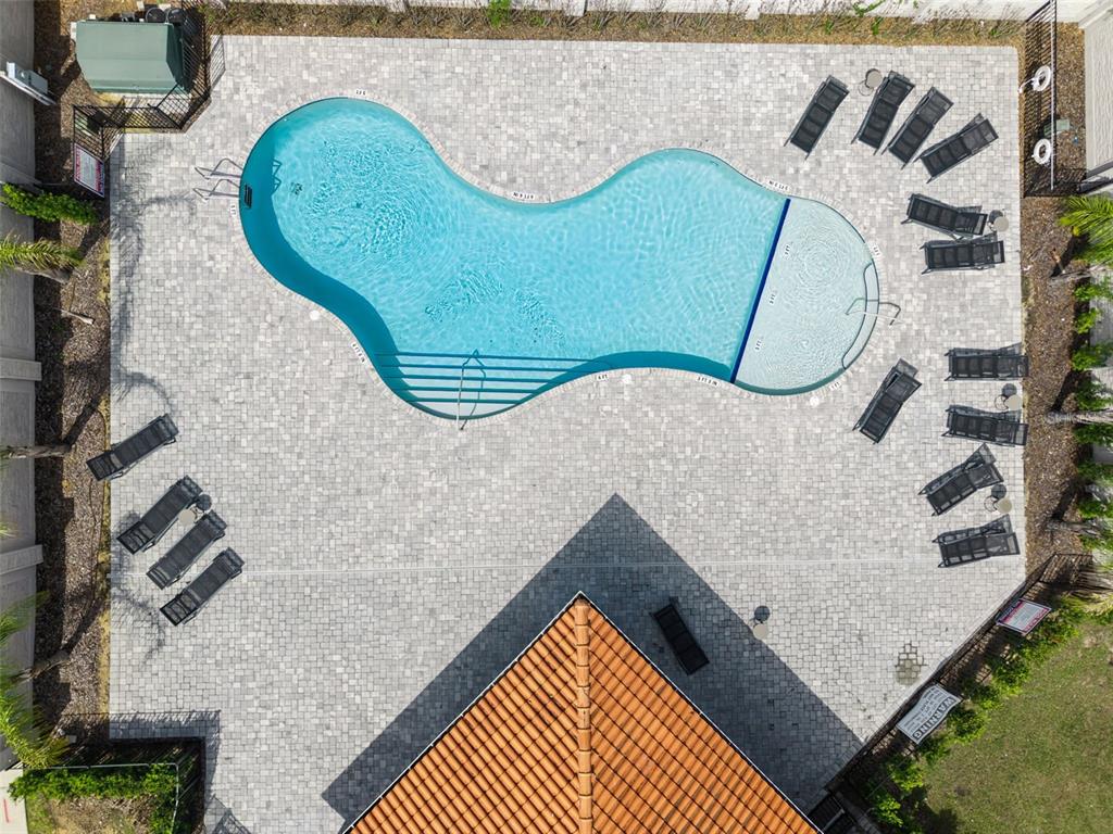 8008 Formosa Valley Place Kissimmee, FL 34747 - Photo 53 of 55 an aerial view of a swimming pool