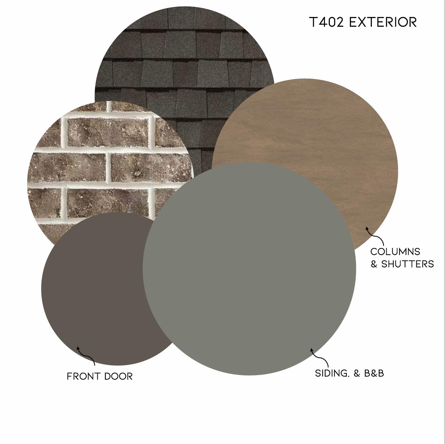 5938 Hightower Drive, Unit 2 Hixson, TN 37343 - Photo 5 of 11 Exterior Color Board