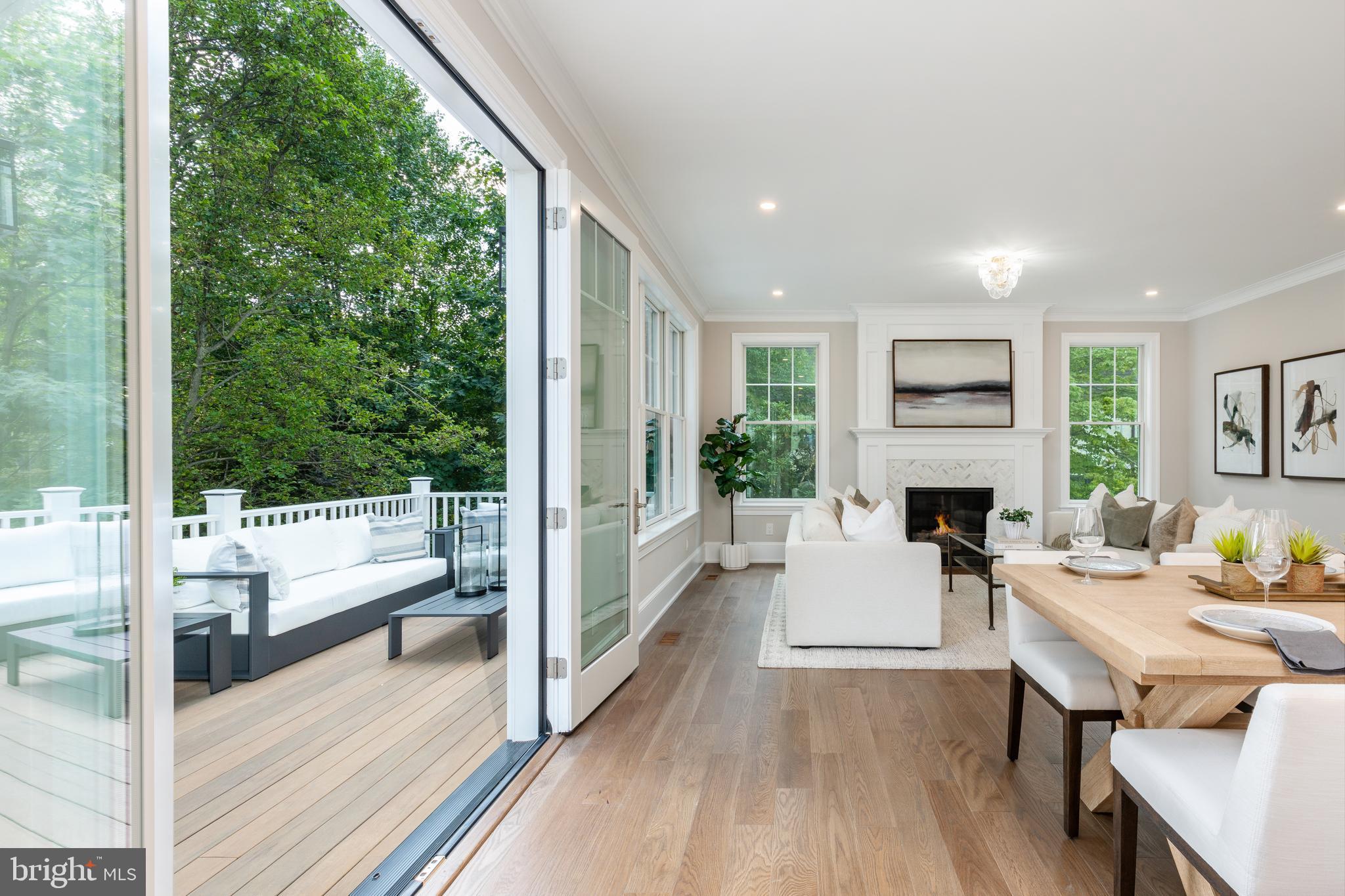 309 Overhill Road Wayne, PA 19087 - Photo 13 of 66 Kitchen/Family Room and Deck