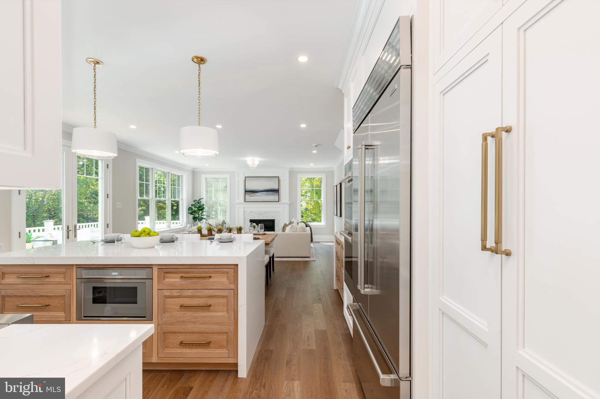 309 Overhill Road Wayne, PA 19087 - Photo 14 of 66 View from Mudroom into Kitchen and Family Room