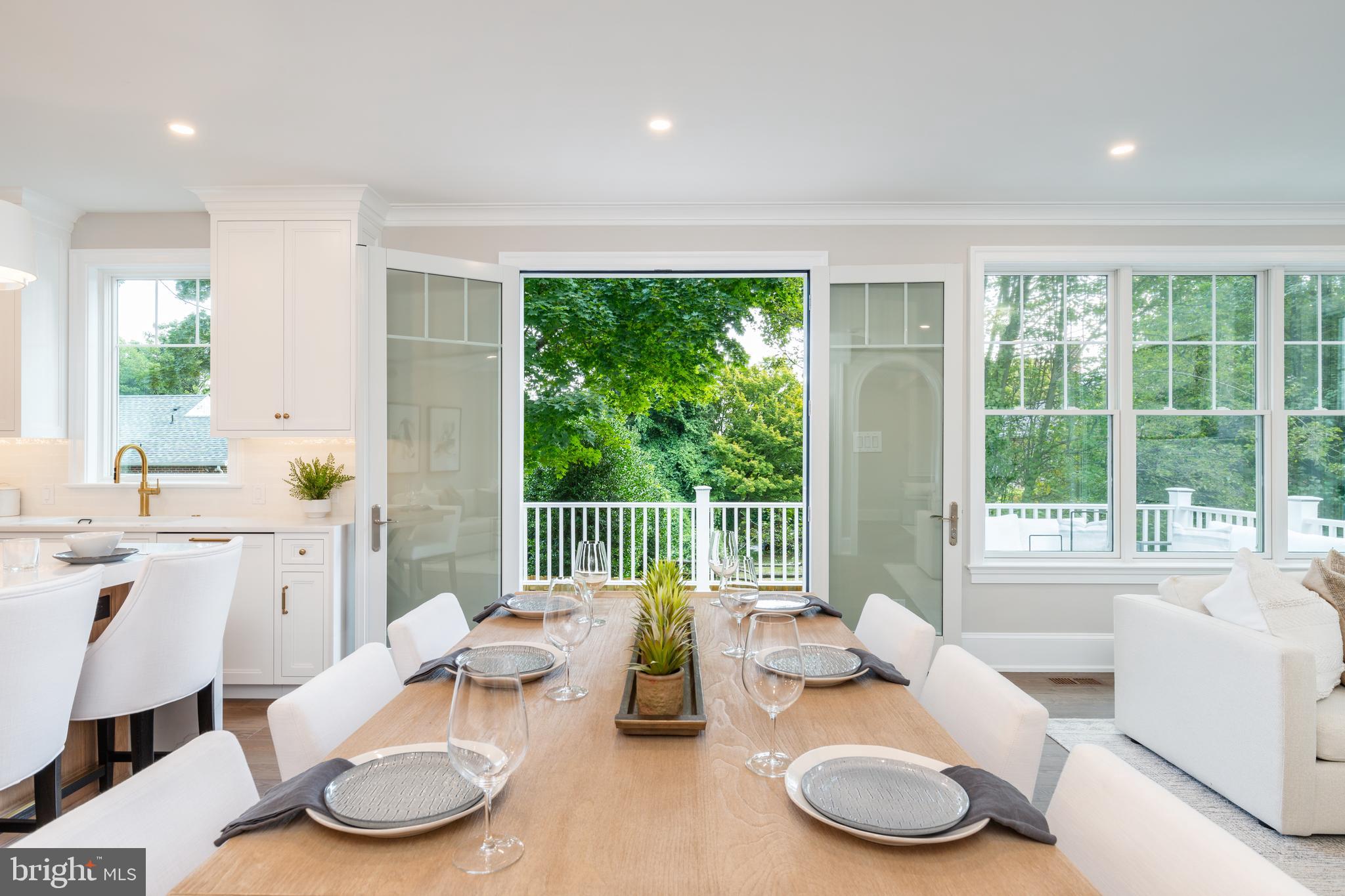 309 Overhill Road Wayne, PA 19087 - Photo 15 of 66 Kitchen Table looking out to Deck