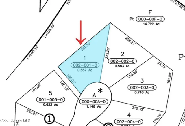 $124,850 | L212 South Basalt Drive, Coeur D'Alene, ID 83814