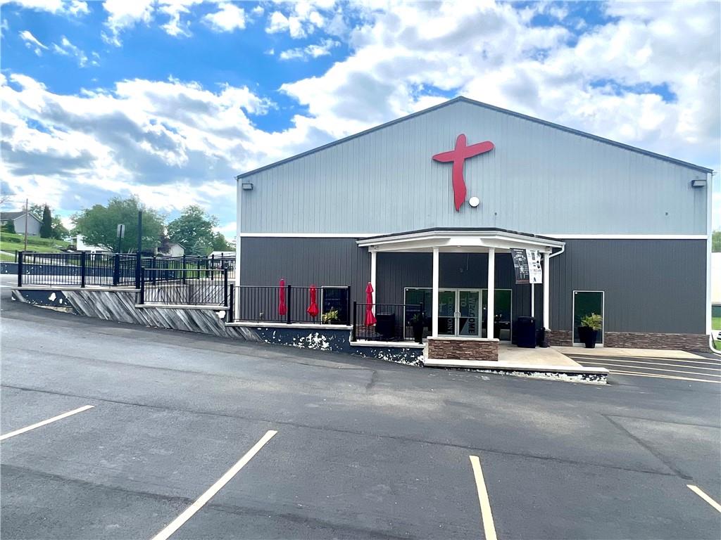 550 West George Street Carmichaels, PA 15320 - Photo 47 of 50 a front view of a building with outdoor seating